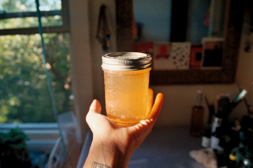 lemon verbena apple jelly