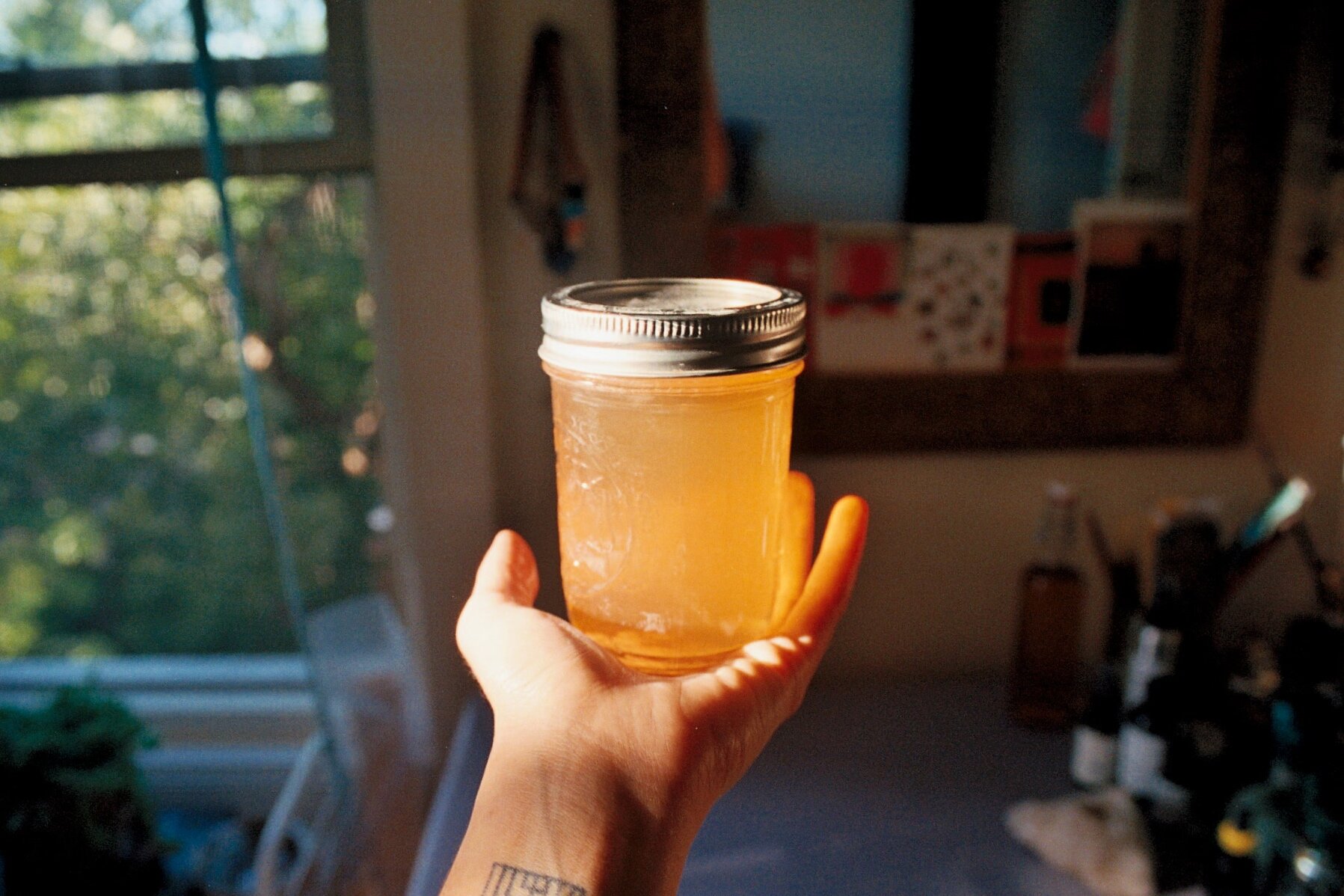 lemon verbena apple jelly